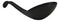 Contemporary Black Melamine Asian Soup Spoons With Ladle Hook Pack Of 12 Set