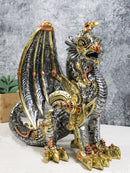 Geared Mechanical Look Steampunk Dragon Cyber Robot Decorative Sculpture