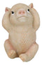 Rustic Country Hog Heavens See Hear Speak No Evil Piglet Pigs Figurines Set