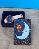 Celestial Sun Belenos & Moon Luna Blue Decorative Jewelry Keepsake Trinket Box
