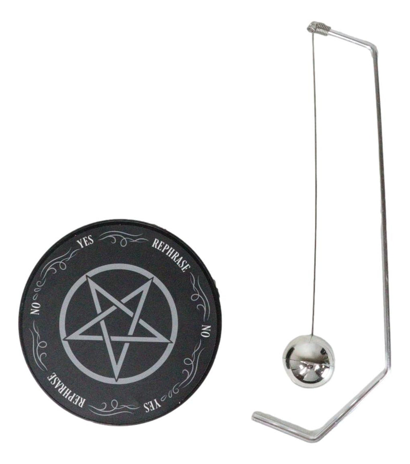 Gothic Pentagram Pendulum Board For Decision Making Divination