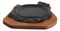 Personal Size Cow Shaped Cast Iron Unseasoned Sizzling Fajita Pan Skillet Set