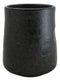 Pack Of 6 Charcoal Grey Tone Hakumu Reactive Glaze Ceramic Yunomi Tea Cups 9oz