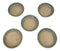 Pack Of 5 Blue River Ao Nagashi Collection Shallow Bowl Or Deep Plates 10oz