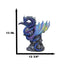 Ryvthys Air Elemental Blue Wind Rainbow Winged Dragon On Lightning Clouds Statue