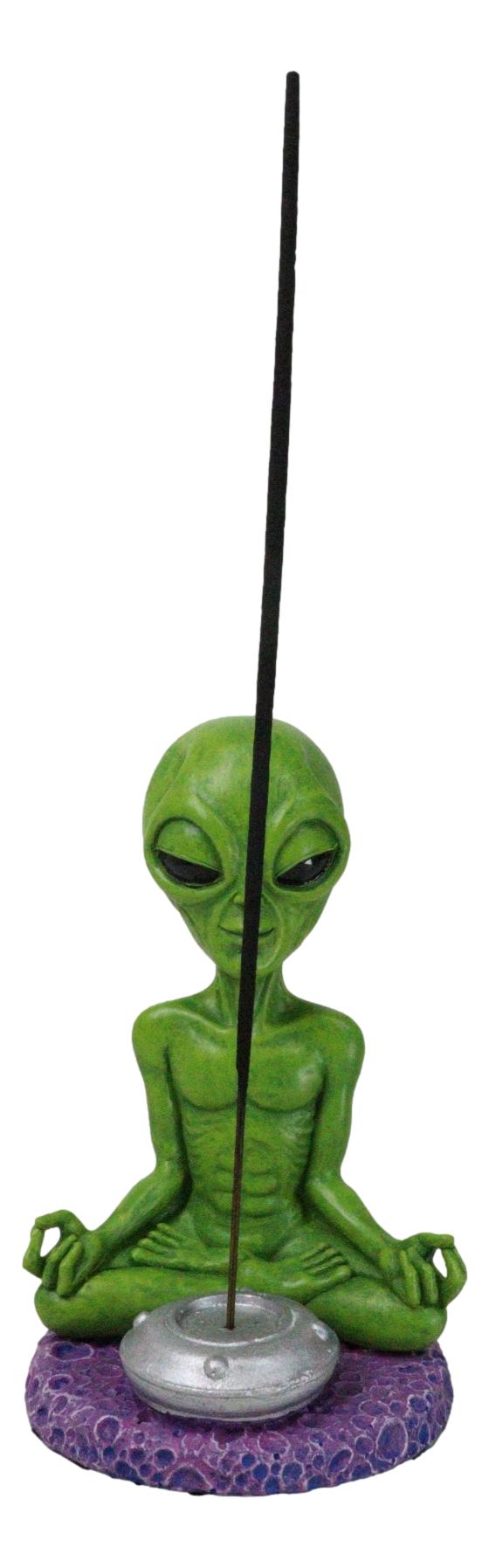 UFO Outer Space Extra Terrestrial Roswell Alien Yoga Meditation Incense Burner