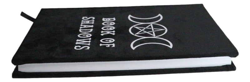 The Book Of Spells Pentagram Circle A5 Lined Pages Velvet Cover Journal Book