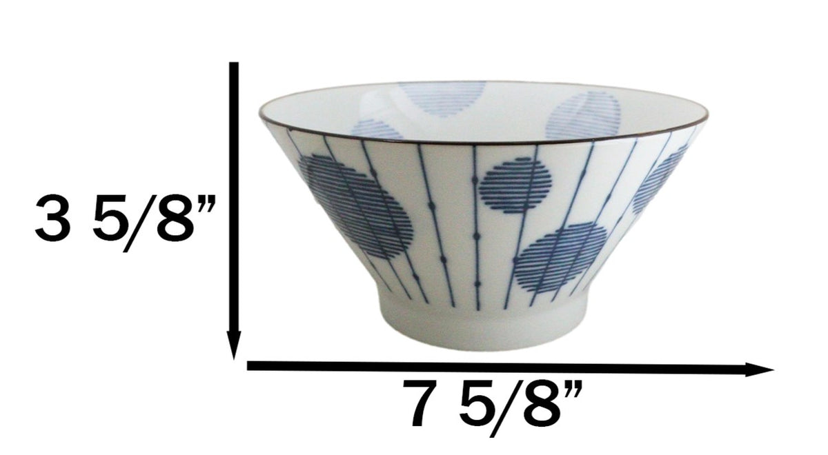 Pack Of 4 Mizutama Tokusa Made In Japan 38oz Ramen Soup Rice Sorigata Bowls