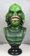 Green Horror Gill-Man Black Lagoon Swamp Monster Creature Head Bust Figurine