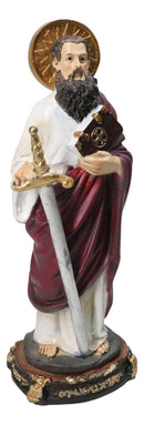 Christian Apostle Saint Paul Evangelist With Sword of The Spirit Figurine 8"H