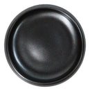 Pack of 6 Black Tetsu Kesho Round Appetizer Salad Banchan Deep Dish Plates 5"D