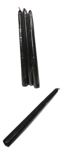 Set of 4 Witchcraft Ritual Spell Vampire Tears Dripping Pink Black Taper Candles