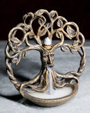 Ethereal Forest Celtic Greenman Ent Tree Of Life Backflow Incense Cone Burner