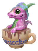 Ruth Thompson Artisan Cappuccino With Frankie Wyrmling Dragon In Cup Figurine