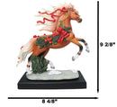 Chestnut Cheer Prancing Steed Horse Western Decor Figurine By Laurie Prindle