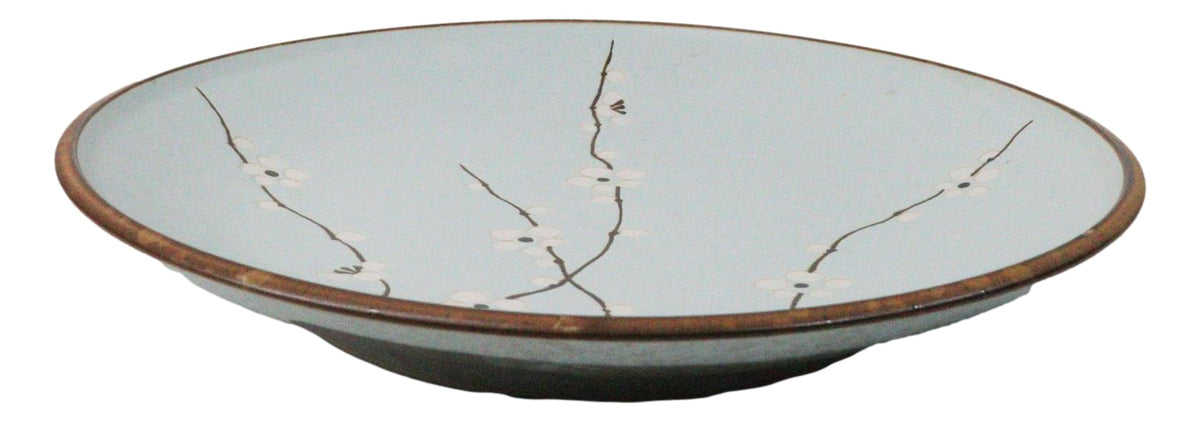 Made In Japan Ceramic Soushun Sakura Cherry Blossoms Large Dinner Plates 11"D