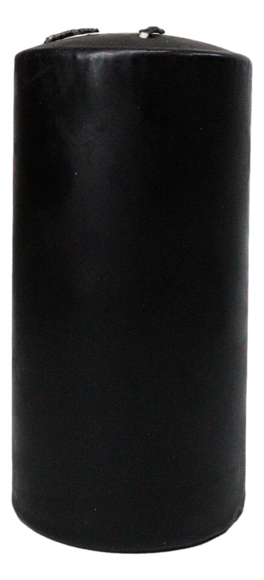 Apothecary Wicca Witchcraft Vampire Tears Black Scented Pillar Candle 6"H