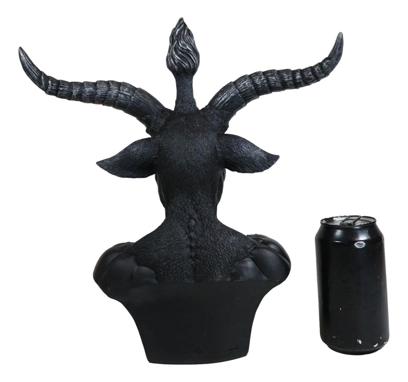 Solve Et Coagula Pentagram Evil Eye Satan Sabbatic Goat Idol Baphomet Figurine