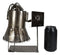 13" Tall Female Teacher With Lesson Board Hand Made Metal Wine Bottle Holder Caddy Figurine