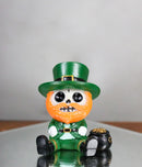 Furry Bones Leppy The Lucky Green Irish Leprechaun Skeleton Gold Pot Figurine