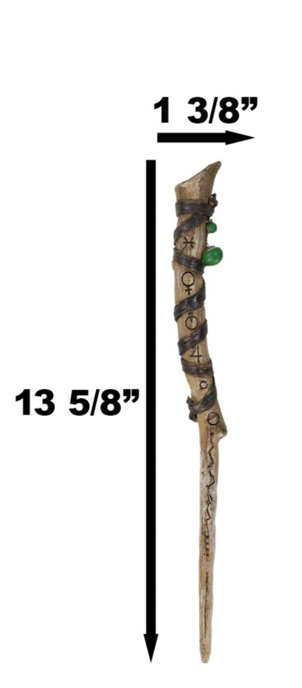 Magic Rune Sacred Symbols Talisman Cosplay Wand 13" Accessory Costume Prop