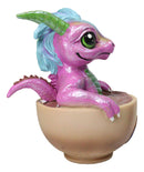 Ruth Thompson Artisan Cappuccino With Frankie Wyrmling Dragon In Cup Figurine