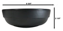 Pack Of 6 Black Silk Melamine Soup Salad Pasta Dessert Shallow Bowls 24oz
