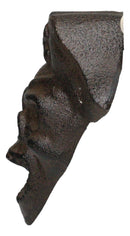 Set Of 2 Rustic Cast Iron Pirate Captain Skull Eye Patch Wall Bottle Openers