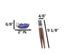 5 Pairs Of Pastel Sakura Cherry Blossoms Ceramic Rests And Wooden Chopsticks Set
