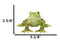 Amphibian Wild Creatures Realistic Green Frog Decorative Figurine
