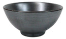 Pack Of 6 Black Tetsu Kesho Collection Small Rice Soup Appetizer Bowls 10oz