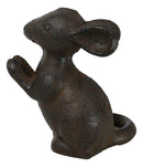 Pack Of 2 Cast Iron Whimsical Standing Mouse Decorative Pen Holder Sculptures