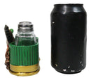 Rustic Western Mallard Duck Meadow Green Shotgun Shells Salt Pepper Shakers Set