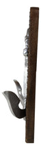 Aluminum Sailor Marine Sea Ship Anchor On Board 2 Pegs Double Wall Hook Plaque