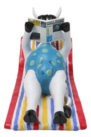 Cow Parade Ocean Beach Getaway Sunbather Cow Reading Book Collector's Figurine