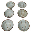 Pack Of 6 Japanese Sakura Cherry Blossoms Condiments Dipping Bowls or Sauce Dish