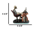 Funny Skeleton Computer Still A Gamer Figurine With Gaming Headset & Desktop PC