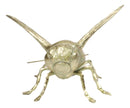 Wild Life Art Realistic Bumble Bee Insect Faux Taxidermy Golden Sculpture 7.5"L
