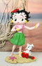 Ocean Hawaii Aloha Betty Boop Hula Dancing with Pudgy Dog and Ukulele Figurine