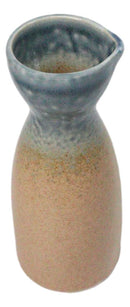 Pack Of 6 Porcelain Blue And Sand Ao Nagashi Japanese Wine Sake Tokkuri Flasks