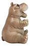Adorable Sub Saharan African River Common Hippopotamus Calf Figurine 4.75"H