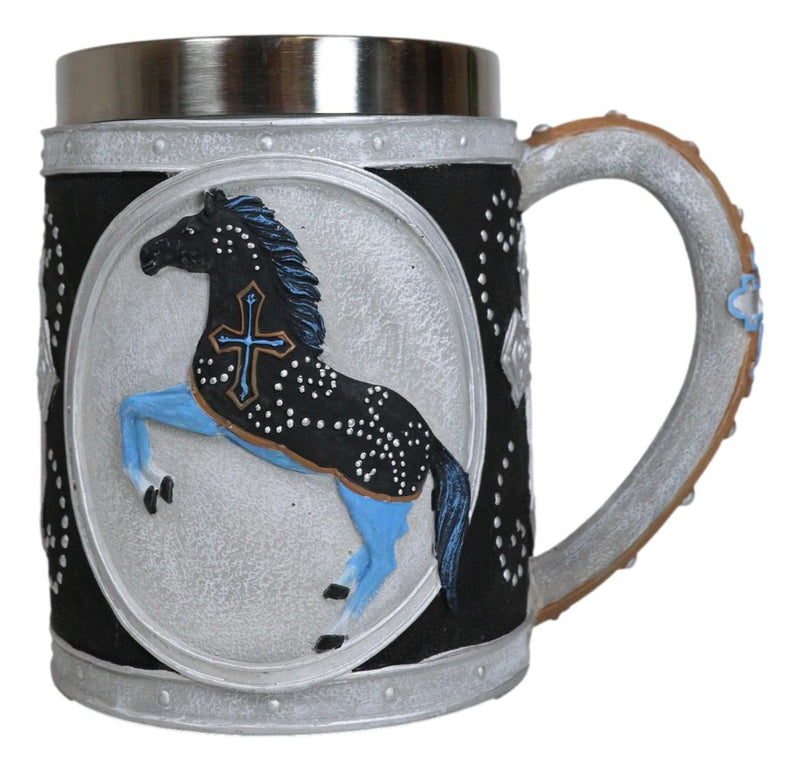 The Trail Of Painted Ponies Crossroads Christian Faith Cross Horse Tankard Mug