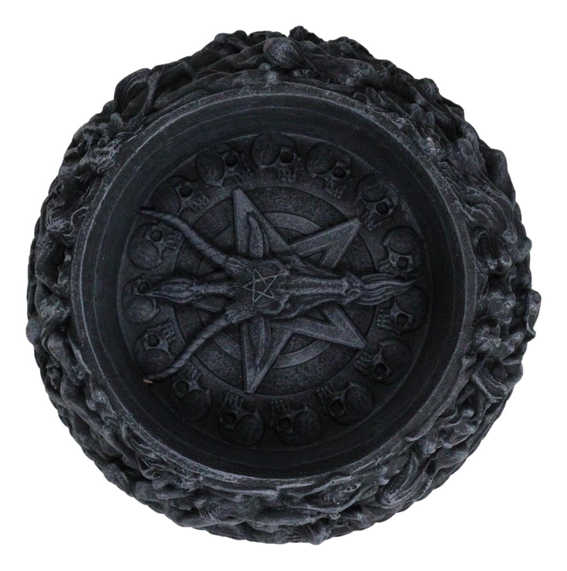 Occult Baphomet Sabbatic Goat Pentagram Erotica Base Stand For Crystal Ball