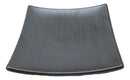 Pack Of 5 Black Tetsu Kesho Collection Square Appetizer Dessert Salad Plates