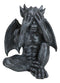 Notre Dame Gothic Winged See hear Speak No Evil Sitting Gargoyles Figurine Set