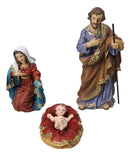 Christmas Nativity Set Mary Joseph Baby Jesus 3 Wise Men Angel 11 Pc Figurines