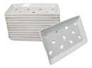 Pack Of 12 Ceramic White Neta Zara Sushi Case Plates With Drip Holes 9" By 5"