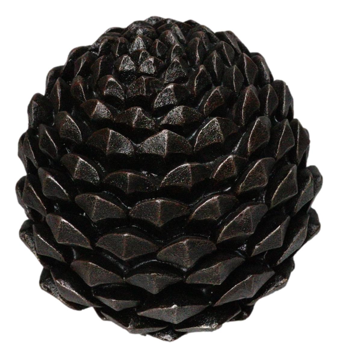 Pack of 2 Cozy Pines Rustic Lodge Pinecone Figurines Decorative Pine Cone Accent