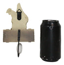 Rustic Country Farm Barn Chicken Hen Perched On Wood Plank Laying Egg Wall Hook