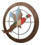 Rustic Pheasant Bird Hunting in Scope Crosshairs Hunting MDF Wood Wall Decor